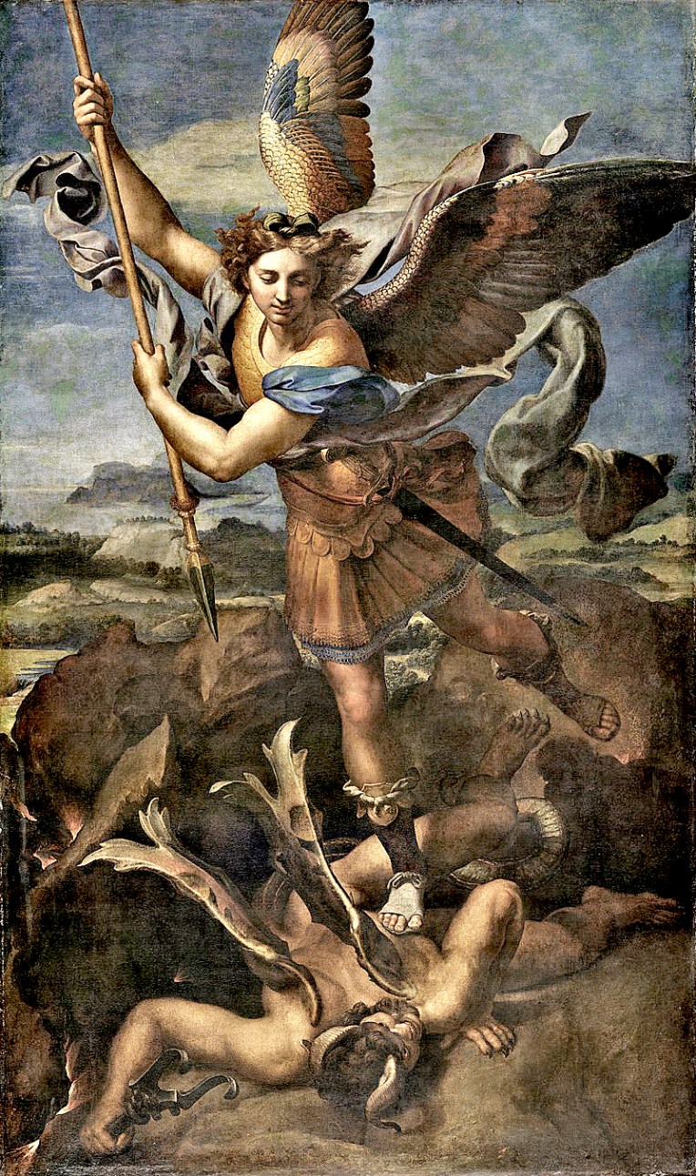 800px-Le_Grand_Saint_Michel,_by_Raffaello_Sanzio,_from_C2RMF_retouched