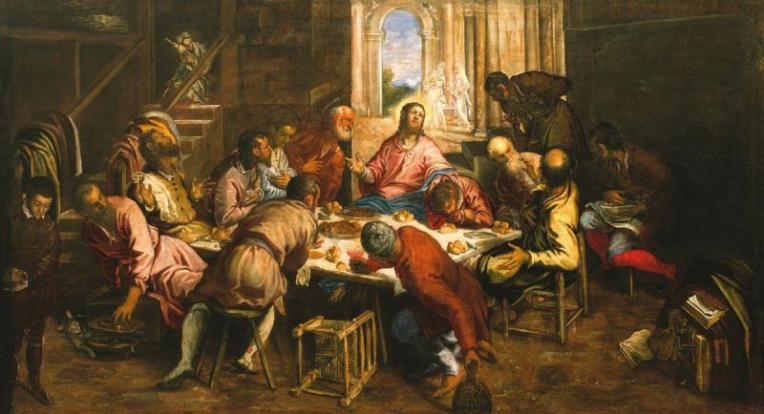 ARTWORK WITH BIBLE BY HOSBACH