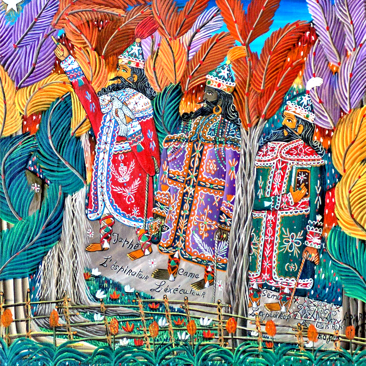 André Pierre painting